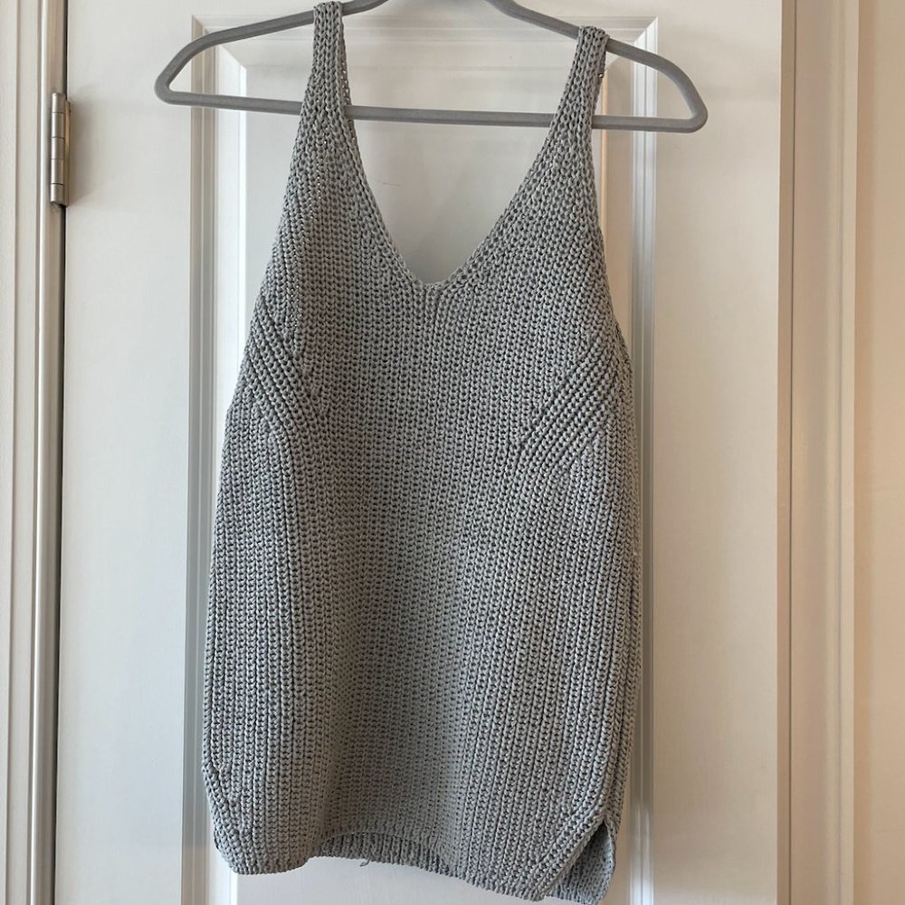 Reiss CHUNKY-KNIT TANK TOP